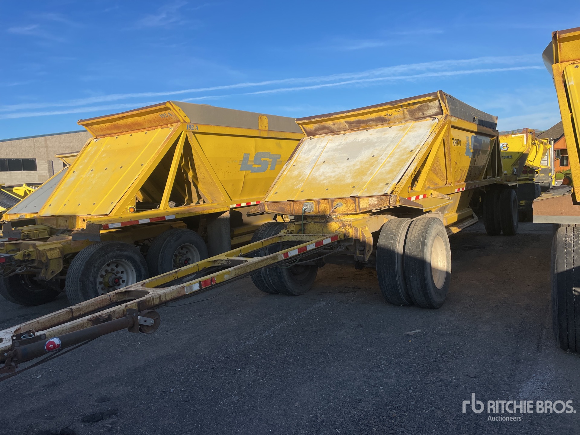 1999 Ranco 2/Axle Pup Belly Dump Trailer