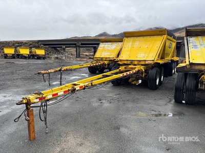 2005 Ranco Quad/A Turntable Pup Belly Dump Trailer