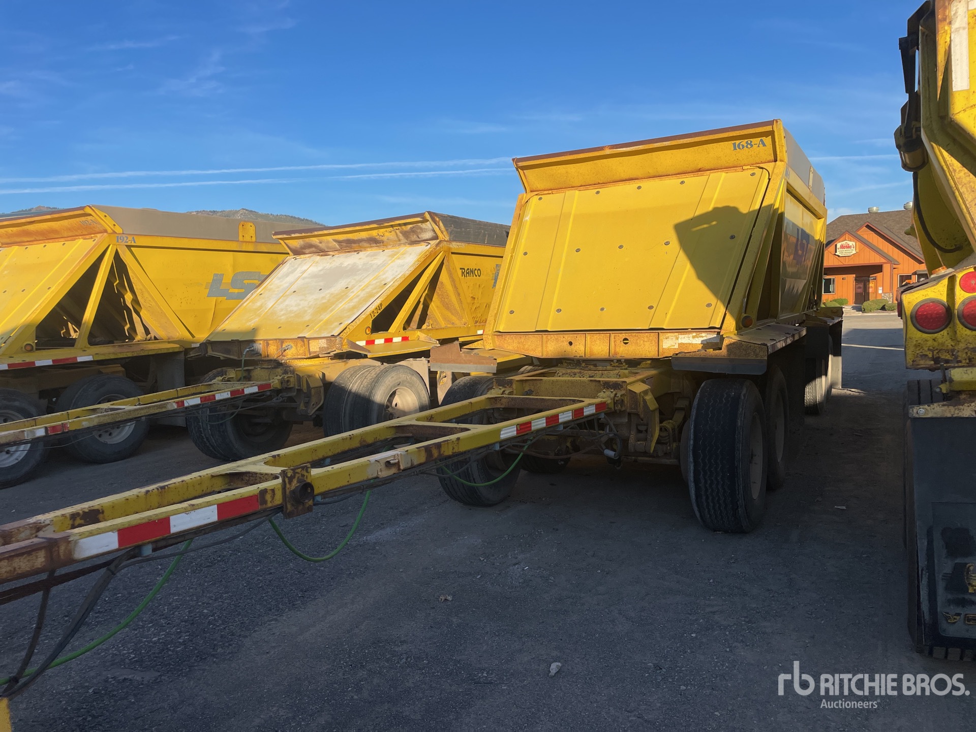 2007 Ranco Quad/A Pup Belly Dump Trailer