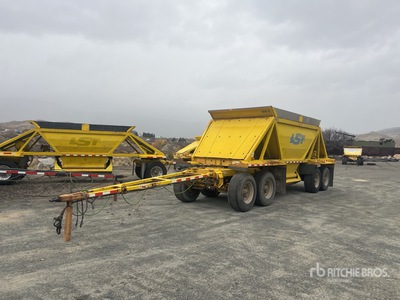 2007 Ranco Quad/A Turntable Pup Remorque à benne
