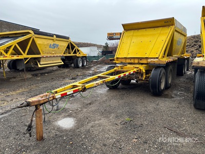 2007 Ranco Quad/A Turntable Pup Belly Dump Trailer