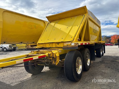 2007 Ranco Quad Dog Turntable Pup Belly Dump Trailer