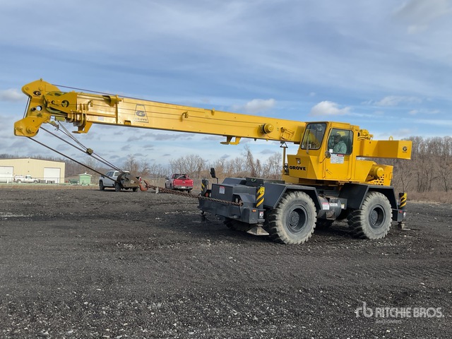 Grove RT525 Cranes - Mobile transport quote to Joshua, TX. VeriTread ...
