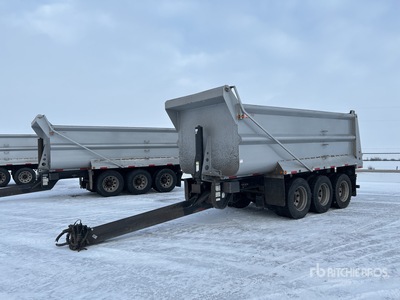 2020 Langfab 20 ft Tri/A Remolque volcador con acoplado