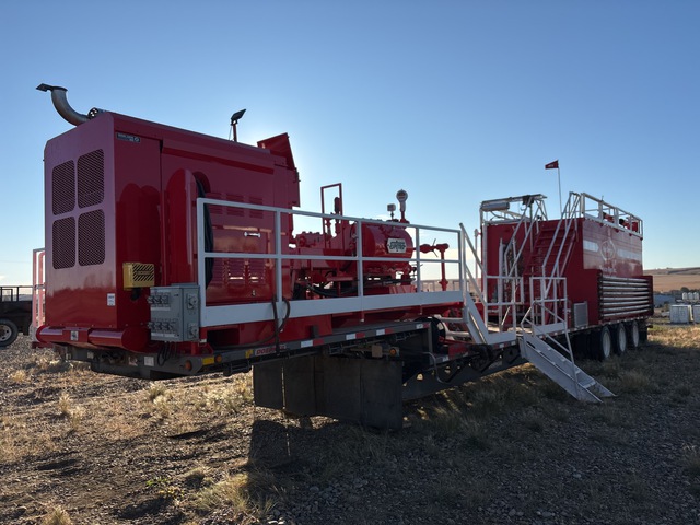 2011 Doepker 53 ft Tri/A Mud Pump Step Deck Trailer