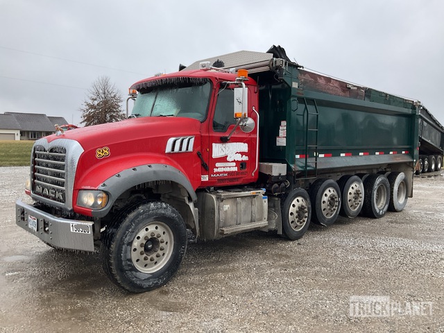 2014 Mack GU713 12x4 Five Axle Dump Truck in Collins, Ohio, United