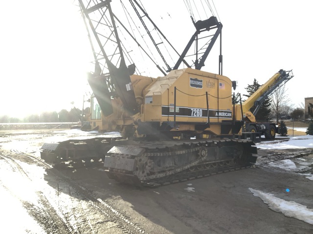 1970 American 7260-C 100 ton Lattice-Boom Crawler Crane