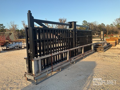 (2) Suihe 20' Metal Driveway Gates - Unused