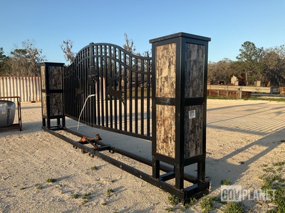 Suihe 20' Farm Iron Driveway Gate - Unused