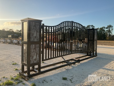 Suihe 20' Farm Iron Driveway Gate - Unused