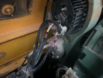 Engine with A/C Compressor