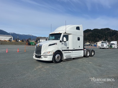 2023 Peterbilt 579 6x4 Cabeza Tractora Cabina Dormitorio