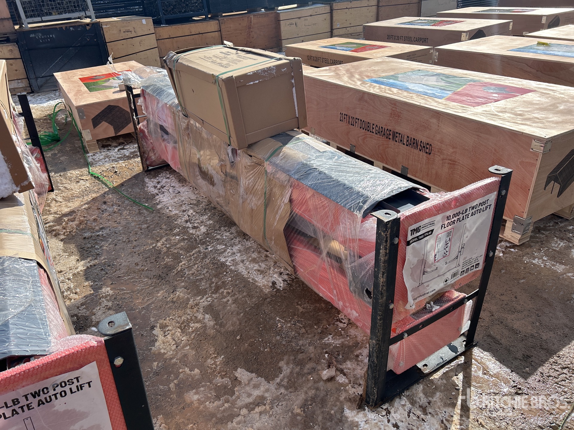 TMG TPL45 10,000 lb Two Post Auto Lift (Unused)