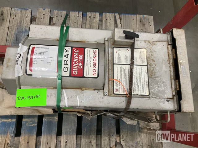 Gray Quick Pac Machine Surplus Gray Quickpac QP-100 Oil Filter & Can Crusher in Chambersburg ...