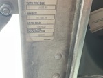 Frame Stamp Serial Number/VIN Photo