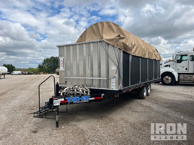 Gichner Shelter Systems  S-788 LMS 8 ft x 7 ft Military Portable Shelter with 2019 Tophat 22 ft T/A Trailer Struttura mobile