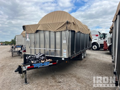 Gichner Shelter Systems  S-788 LMS 8 ft x 7 ft Military Portable Shelter with 2019 Tophat 22 ft T/A Trailer Struttura mobile