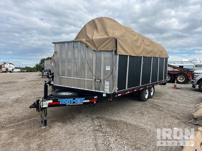 Gichner Shelter Systems  S-788 LMS 8 ft x 7 ft Military Portable Shelter with 2019 Tophat 22 ft T/A Trailer Struttura mobile