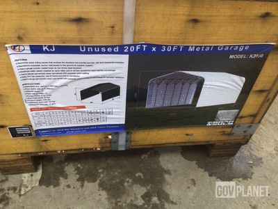 KJ K2030 Metal Garage - Unused