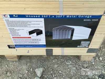 KJ K2030 Metal Garage - Unused