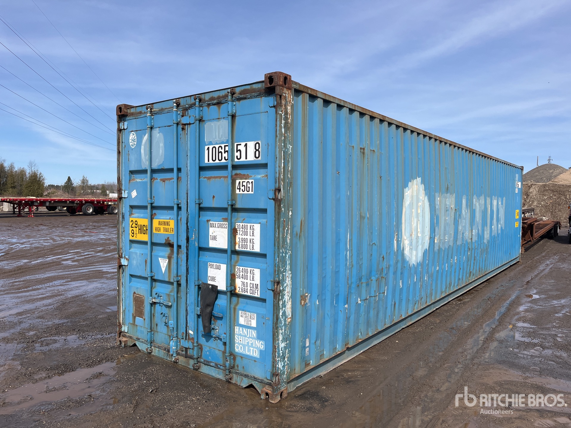 40 ft High Cube Storage Container