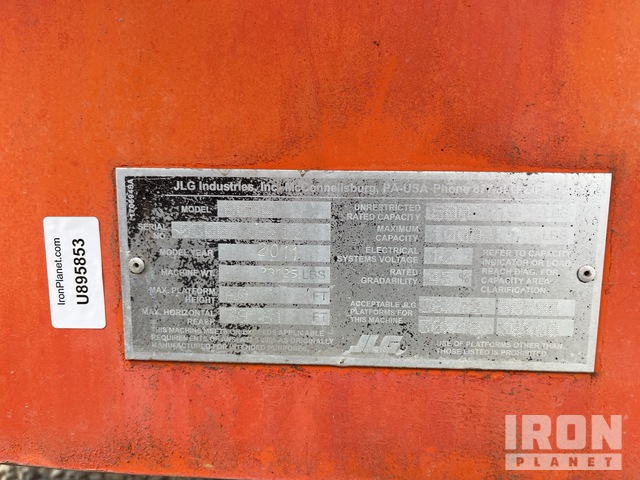 ELEVADOR ARTICULADO 2011 JLG 4WD 600A