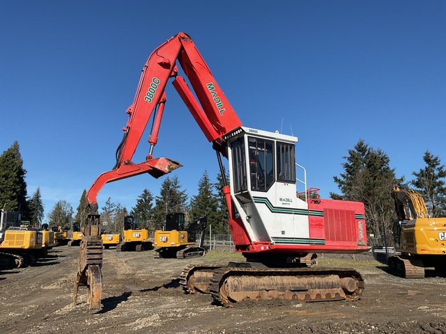 2018 Madill 3800C Track Mounted Heel Boom Log Loader