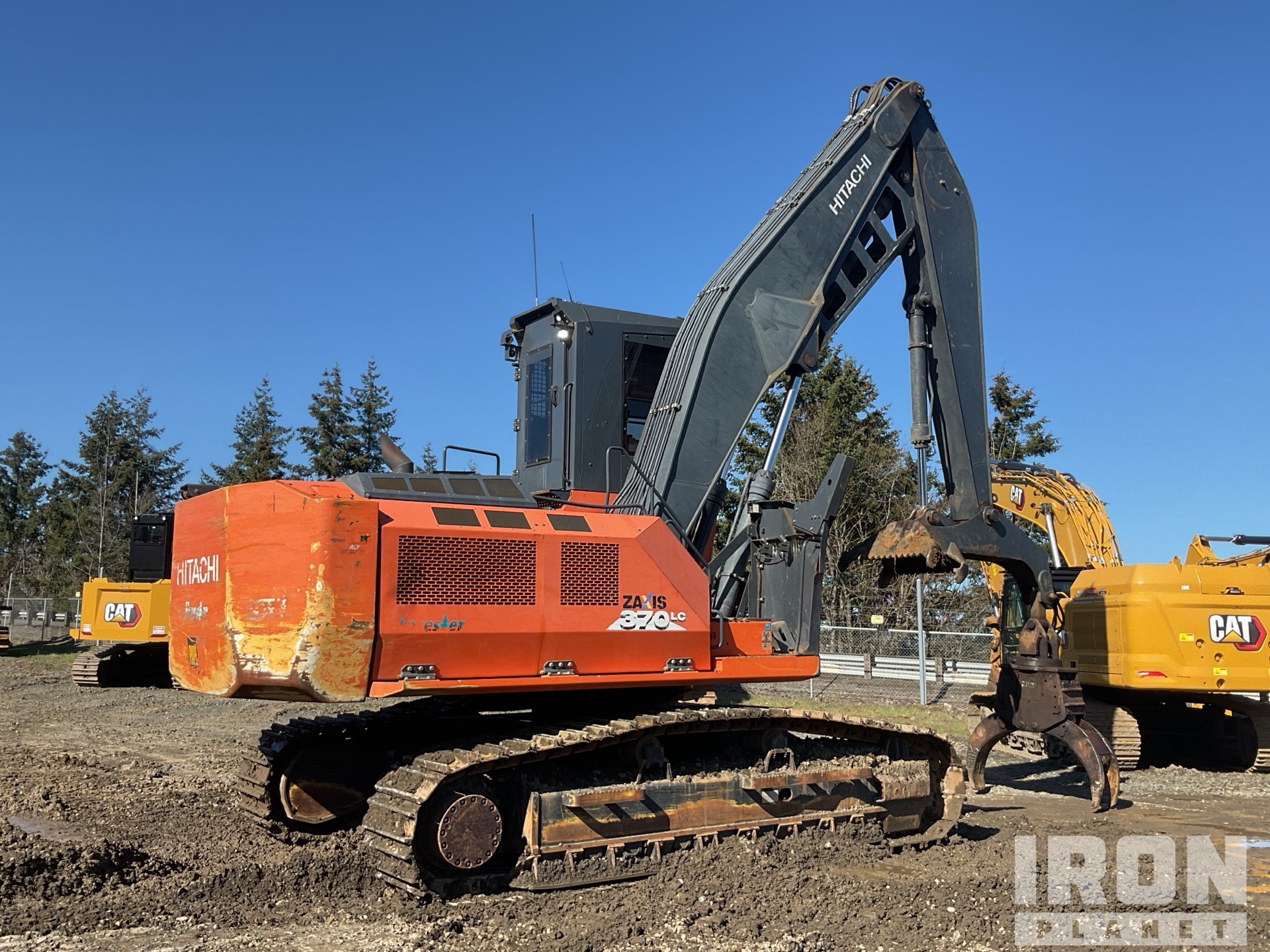 LP はっぴいえんど はっぴいえんど MHJL370 GREAT TRACKS /00260 2018 Hitachi ZX370F-LL-6N Track Mounted Heel Boom Log Loader