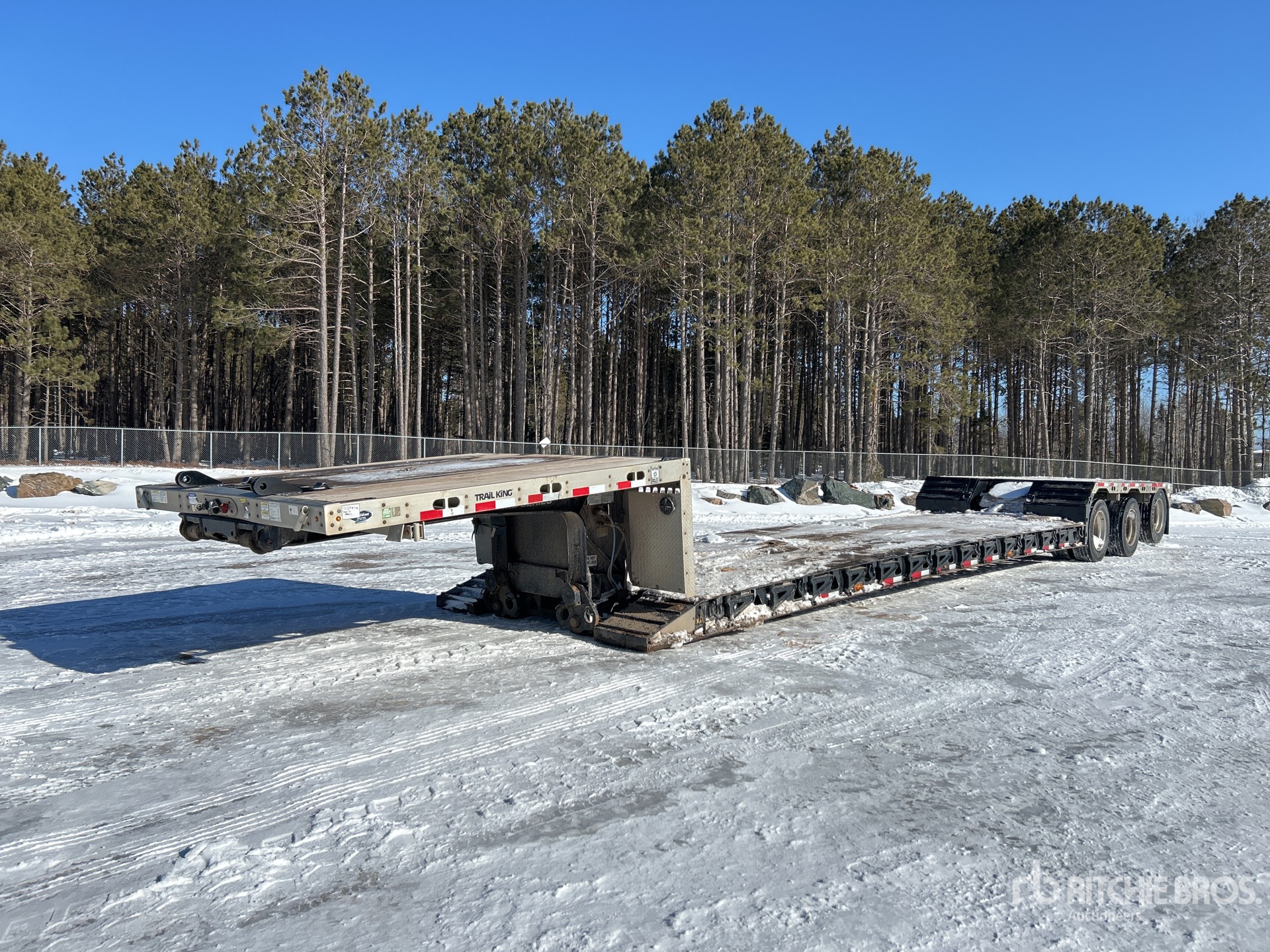2023 Trail King Tri/A Double Drop Removable Gooseneck Lowboy Trailer