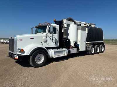2011 Super Products Mud Dog 1600 on 2012 Peterbilt 367 8x6 Vacuum Excavator Truck