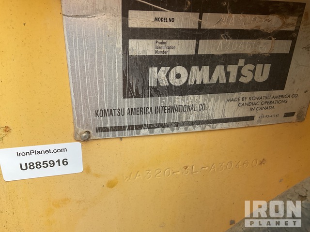 CARGADOR FRONTAL 1999 KOMATSU WA3203