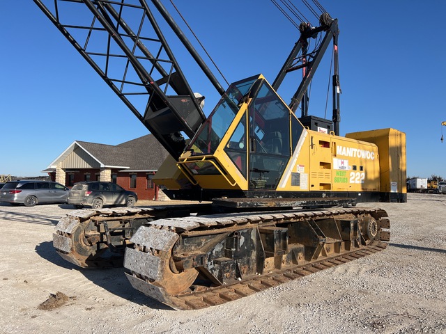 1997 Manitowoc 222 100 ton Lattice-Boom Crawler Crane