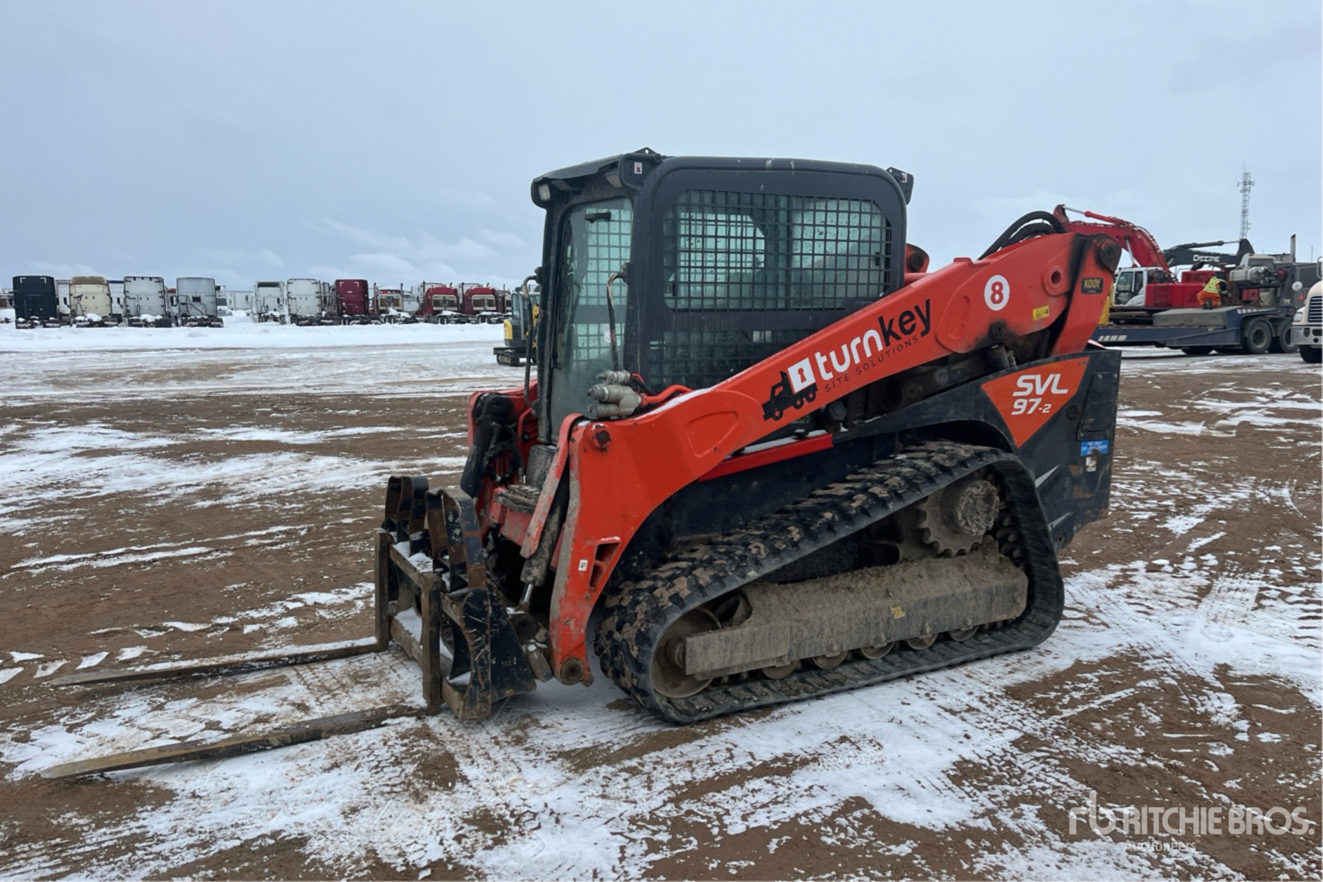 Sur Rails 2021 Kubota SVL97-2 Chargeuse sur rails compacte | Ritchie Bros ...