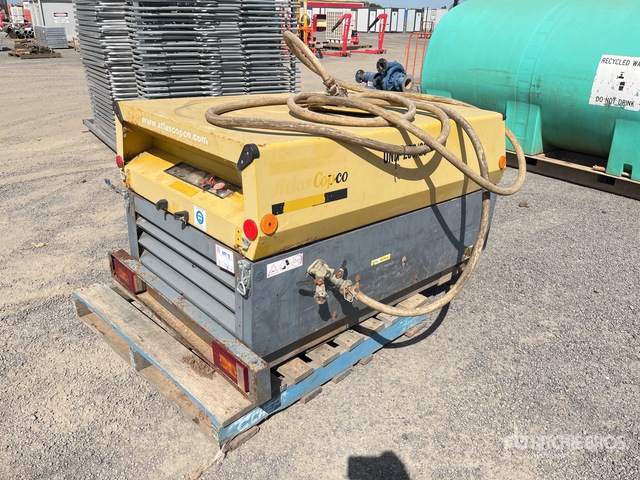 2014 Atlas Copco XAS70 KD7 71 cfm Skid-Mounted Air Compressor | Ritchie ...