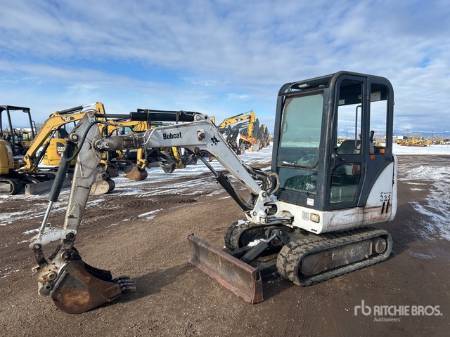 Set D'autocollants Décalques Pour Bobcat 325d Mini Digger - Neuf, Fabrication Française