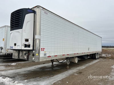 2017 Wabash RFALHSA 53 ft x 102 in T/A Refrigerated Trailer (Inoperable)