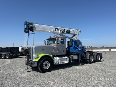 Manitex 2085T 40000 lb Straight Boom on 2018 Peterbilt 389 6x4 Boom Truck