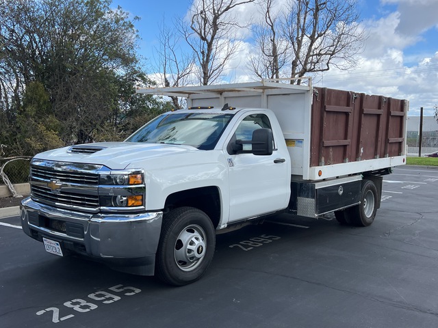 2018 Chevrolet Silverado 3500HD 4x2 Flatbed Dump Truck