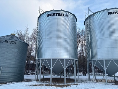 Westeel 5 Ring Hopper Grain Bin