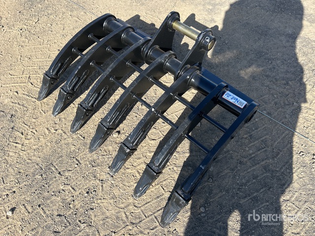 2025 Warrior 1000 mm Q/C Excavator Rake - Fits 5 - 6 Ton (Unused ...