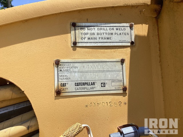 MOTOCONFORMADORA CATERPILLAR 12H 1997