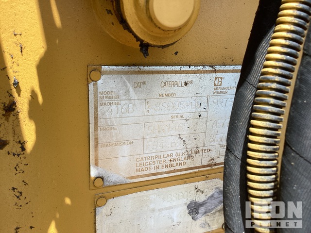 RETROEXCAVADORA 1994 CATERPILLAR 416B
