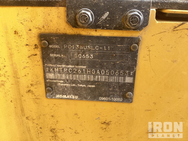 EXCAVADORA 2016 KOMATSU PC138USLC11