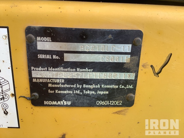 EXCAVADORA 2016 KOMATSU PC210LC11