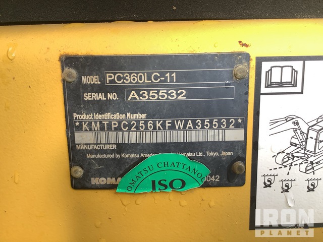 EXCAVADORA 2016 KOMATSU PC360LC11