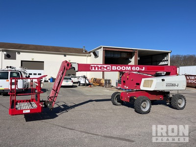 2016 MEC 60JD 4WD Diesel Articulating Boom Lift