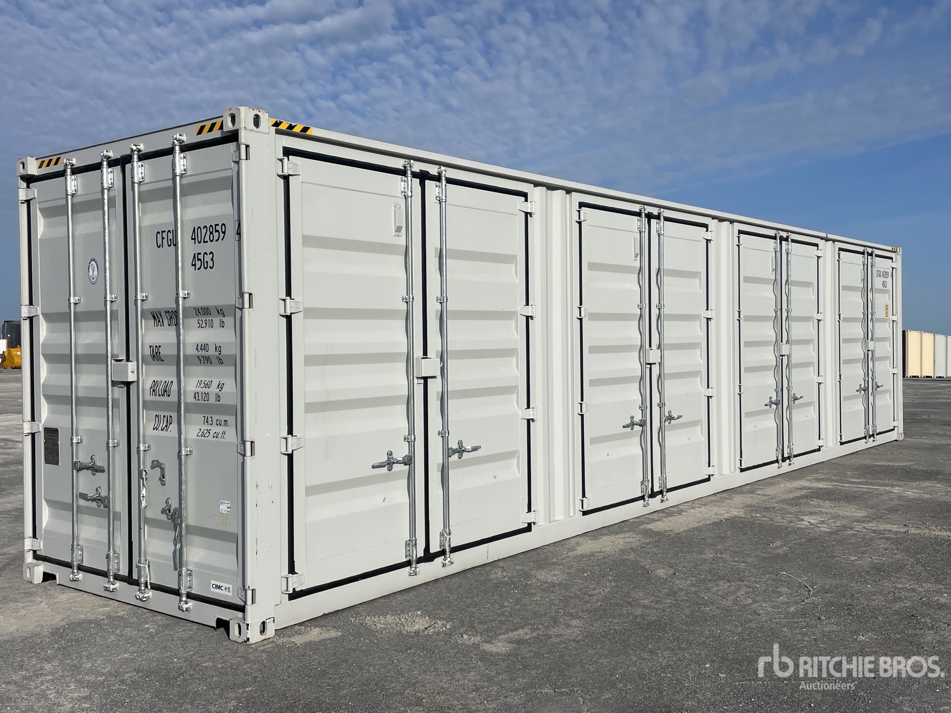 2025 40 ft High Cube Multi-Door Opslag container