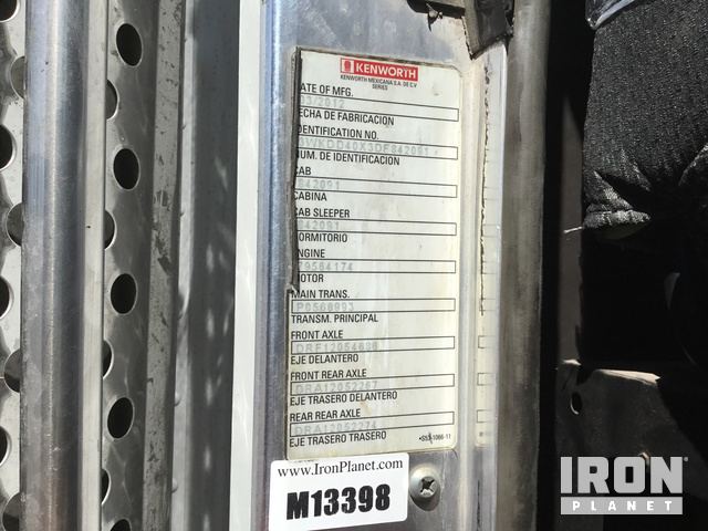 Serial Number / VIN