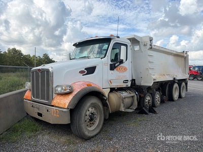 2019 Peterbilt 567 12x4 Simple 16 Five Axle Dump Truck (Inoperable)