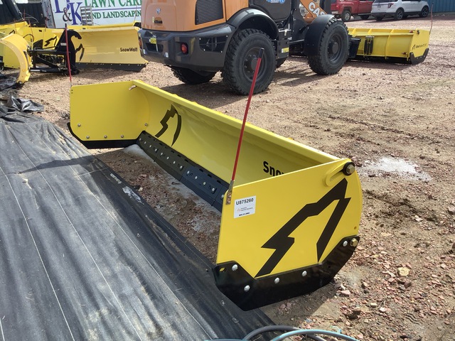 2024 Snow Wolf 10 ft Skid Steer Snow Pusher (Unused)